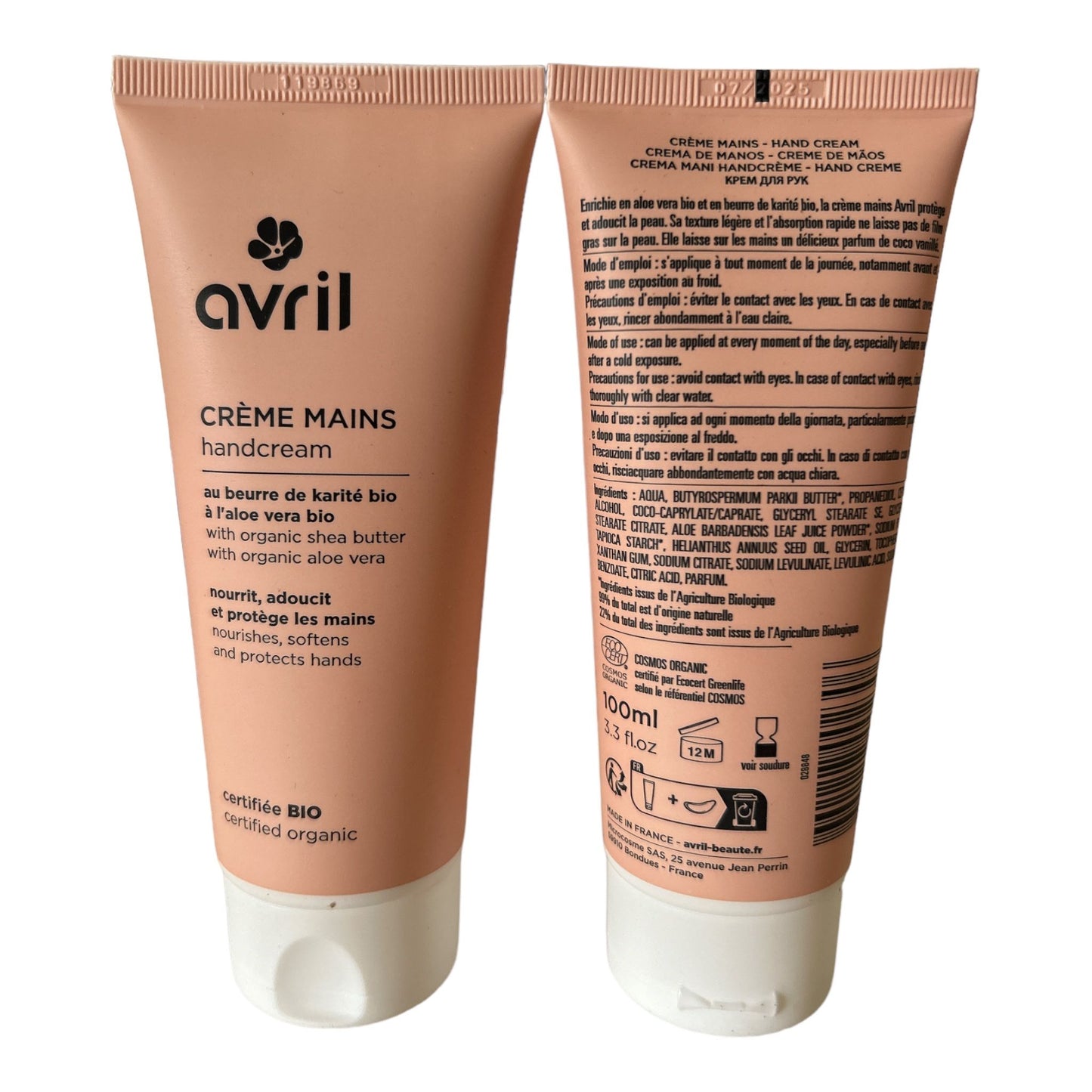 Crème pour les mains - 100 ml - Avril